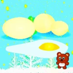 children egg game android application logo